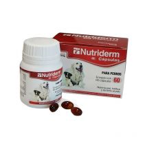 KÐnig Nutriderm - 60 Tassen mit fettlichen Йlen und Omega 3 und 6 fЩr Hundehaut