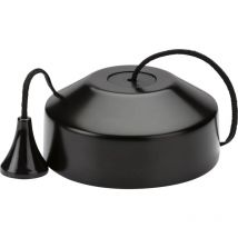 Knightsbridge 10AX 2 - Interruttore a fune a 2 vie - Nero opaco 230V IP20