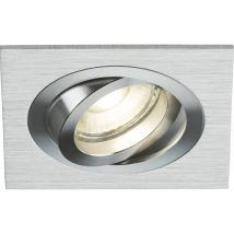 Ambar Single Tilt Downlight Carré Chrome Brossé - AMA1TSBC - Knightsbridge