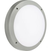Knightsbridge - Cloison Ronde led cct avec Secours Gris 230V IP65 18W