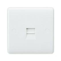 Curved Edge Telephone Extension Socket - Knightsbridge