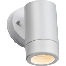 Eamon - Applique singola in policarbonato 230V IP54 GU10 - Bianco - EA1W - Knightsbridge
