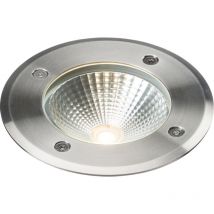 Faretto da incasso a terra a led in acciaio inox 3000K 230V IP65 6W - Knightsbridge