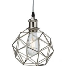 Gabbia pendente - Cromo spazzolato - CAG2BC - Knightsbridge