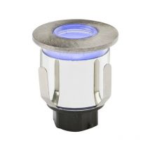 Led Blue Mini Ground Light comes with Three Interchangeable Heads, 230V IP65 0.6W - Knightsbridge