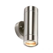 Luz para arriba y abajo GU10 de acero inoxidable ligero, 230 v IP65 - Knightsbridge