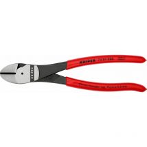 Knipex - High Leverage Diagonal Cutters Side Cut Pliers pvc Grip 200mm KPX7401200