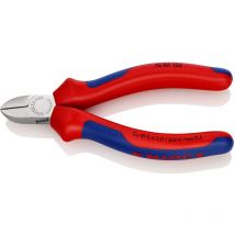 Knipex - Tronchese Laterale per Meccanica per Elettromeccanica Cromata, Rivestiti in Materiale Bicomponente 125 Mm 76 05 125