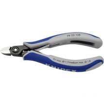 Knipex 79 22 125 Elektronik- u. Feinmechanik Seitenschneider ohne Facette 125 mm