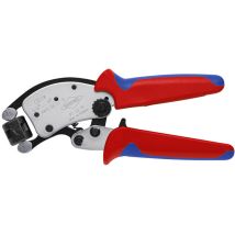 Knipex 97 53 19 Twistor T Selbsteinstellende Crimpzange Für Aderendhülsen Mit Drehbarem Crimpkopf Mit Mehrkomponenten-hüllen Verchromt 200 Mm