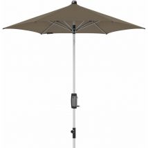 Knirps Sonnenschirm/ Kurbelschirm "Silver Automatic 220" 220 cm, taupe, Bezug aus 100% Polyester, Gestell aus Aluminium, 5,3 kg Sonnenschirm /