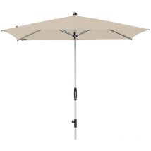 Knirps - Sonnenschirm / Kurbelschirm 'Automatic' mit Höhenverstellung, 230 x 150 cm, natur, Bezug aus 100% Polyester, Gestell aus Aluminium, Streben