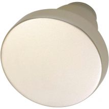 Knopfdrückerlochteil (Türknauf) flachform ø 45 mm, Alu neusilber - Grundmann