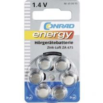 Energy Knopfzelle za 675 1.4 v 6 St. 630 mAh Zink-Luft - Conrad