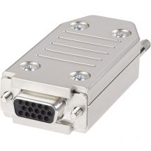 Knorr Tec - 10043900 d-sub Buchse 180 ° Polzahl: 15 Zugfeder 1 St.