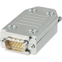 Knorr Tec - 10040010 d-sub Stecker 180 ° Polzahl: 15 Zugfeder 1 St.