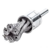 Lessmann - Lessmann Knot End Brush with Shank 29mm, 0.35 Steel Wire LES456278