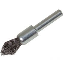 Lessmann - Lessmann Pointed End Brush with Shank 12/60 x 20mm, 0.30 Steel Wire