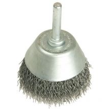 Lessmann Cup Brush with Shank D70mm x H25, 0.30 Steel Wire LES437162