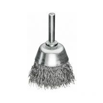 Lessmann - Lessmann Cup Brush with Shank D50mm x H20mm, 0.30 Steel Wire LES435162