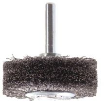 Lessmann - Lessmann Wire Wheel Brush with Shank 50 x 20mm, 0.30 Steel Wire
