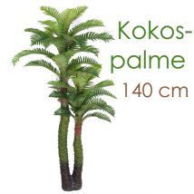 Decovego - künstliche Pflanze, künstliche Pflanzen als Deko Wohnzimmer, Kunstpflanzen groß, Plastik Pflanze wie echt