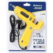Koala Pistola Colla Elettrica 60W – Ugello antigoccia 11mm – Potenza 60W – Riscaldamento 3-5 minuti