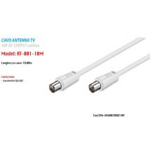 Maxtech - Trade Shop - koaxialkabel für tv-antenne stecker-buchse 10 m verlängerungskabel AT-001-10M -