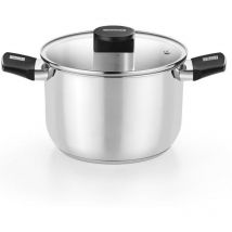 Monix - Kocher elite inox m240224/ 24cm/ 6.5l/ Edelstahl/ induktionsgeeignet