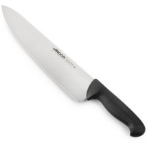 Kochmesser Arcos Farbe - Prof 290925 Edelstahl Nitrum und mango ergonomische schwarze Polypropylenklinge und 30 cm Klinge, Vitrine