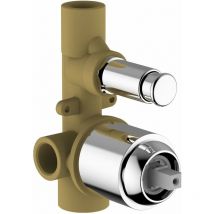 Einbaukörper für 2-Wege-Wandbatterien Teorema 03117 Chrom