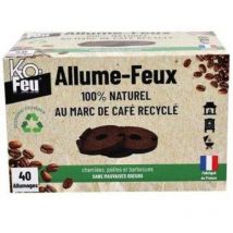 Allume feux au marc de café x40 - Kofeu