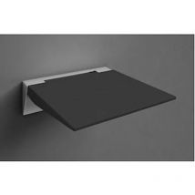 Sedile doccia ribaltabile 32x32 alluminio lucido antracite codice prod: 5468KN - Koh-i-noor