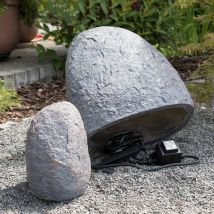 Dekostein Abdeckstein Für Trafo Für Gartenelektronik Large 15002 S - Köhko