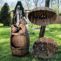 Gartenbrunnen Mit Regenfalleffekt Dölitz 13014 Springbrunnen Wasserspiel - Köhko