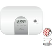 Kohlenmonoxid-Melder mit wechselbaren Batterien, Display & Magnethalter