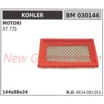 Luftfilter XT 775 für KOHLER Motoren – 030146 – 144 x 88 x 24 mm – Kompatibel mit MAORI Modellen