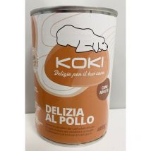 Per Cane Adult Delizia al Pollo da 400g - Koki