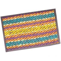Kokosnuss Fußmatte 40x80 cm – Dicke 6 mm – Gummiunterlage – verschiedene Designs