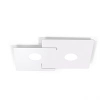 Square - Plafoniera Lifestyle montata su superficie - Finitura bianca, 2x GX53 - Kolarz
