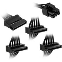 Kl-cbr-sat alimentation Câble de raccordement noir - Kolink