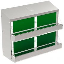 Kollektives Hühnernest 1 Etage, für 50 Hühner 118x50x53,5 cm