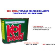 Kolmer Paints Kolman Chlorkautschuk-Lösungsmittel 500 ml