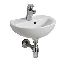 Rekord - Lavabo, 400x330 mm, 1 point d'amorçage, blanc K92140000 - Kolo