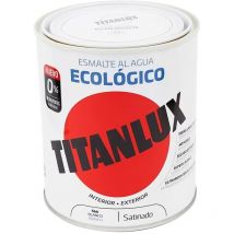 Titan - kologischer Emaille-Satinweiß auf Wasserbasis, 750 ml lux 01T056634