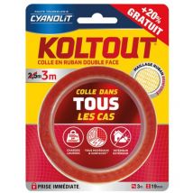 Koltout Express Klebeband 2,5 M X 19 Mm + 20 % Gratis - Cyanolit