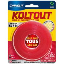 Koltout Klebeband Xl Doppelseitig Klebend In Allen Fällen 7,5 M X 19 Mm Koltout Klebeband Xl Doppelseitig Klebend In Allen Fällen 7,5 M X