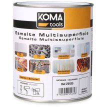 Mail multi-surface blanc satiné 0,75 ml Koma Tools peinture acrylique à base d'eau séchage rapide - pour surfaces intér