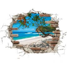 Komar Decalcomania di alta qualità Break Out, dimensioni 50 x 70 cm (larghezza x altezza), 1 pezzo, rimovibile senza lasciare residui e