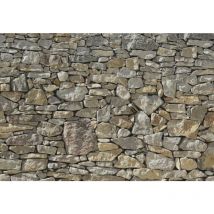 Komar - Fototapete Stone Wall 368 x 254 cm Fototapeten & Poster